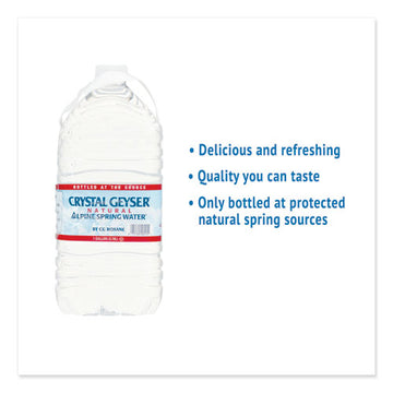 Crystal Geyser® Alpine Spring Water, 1 Gal Bottle, 6-case freeshipping - TVN Wholesale